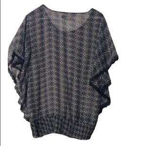 WORLD MARKET Sheer Blouse SIZE Small/Medium